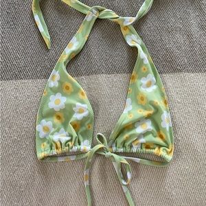 Blackbough floral green bikini size large